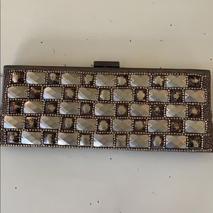Moyna NY beaded clutch.